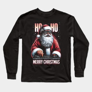 DJ Santa Claus Long Sleeve T-Shirt